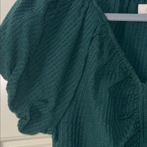 LOFT Stretchy & Flattering Green Top